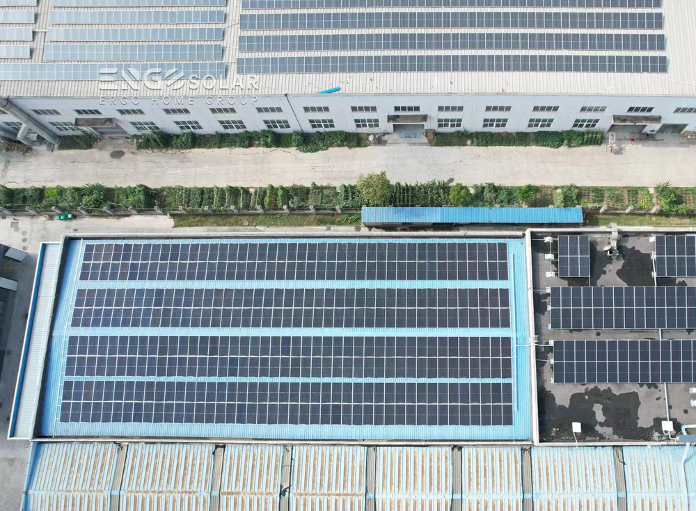 2024 Taizhou Xinyu tam 1MW rooftop pv solar project