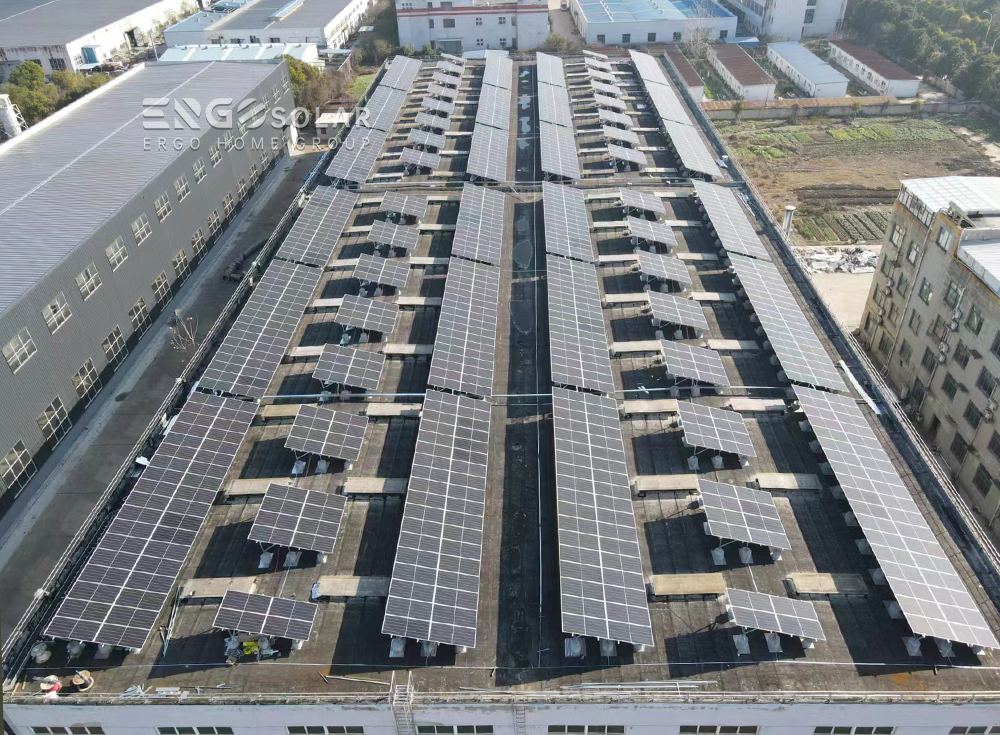 2023 Jiangsu Haoke new energy 1MW rooftop pv solar project