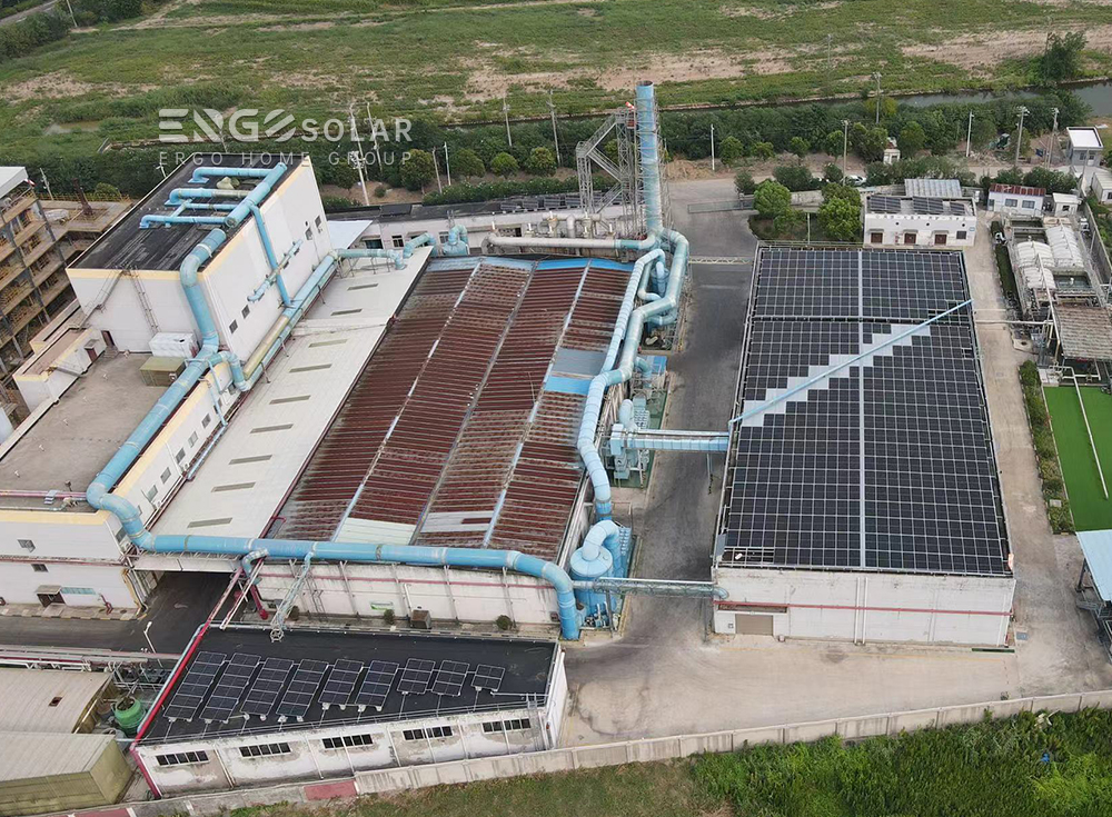 2024 Nantong Runqi Environmental 623.63KW rooftop pv solar project