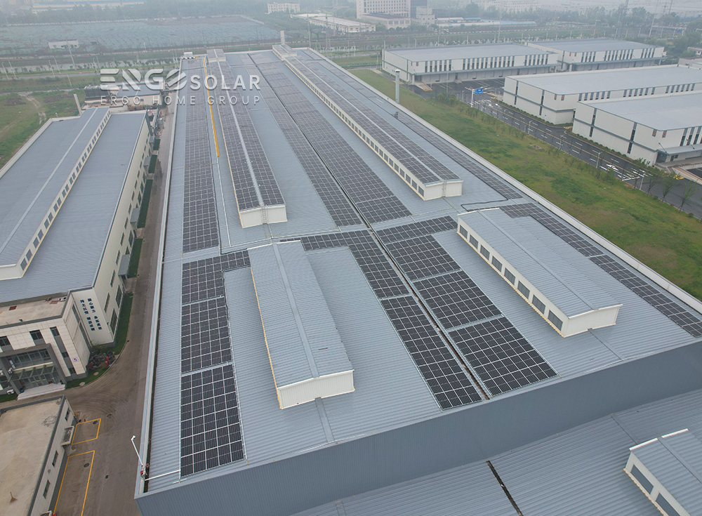 Yangzhou Cureguard glove phase 1.66MW roof pv solar